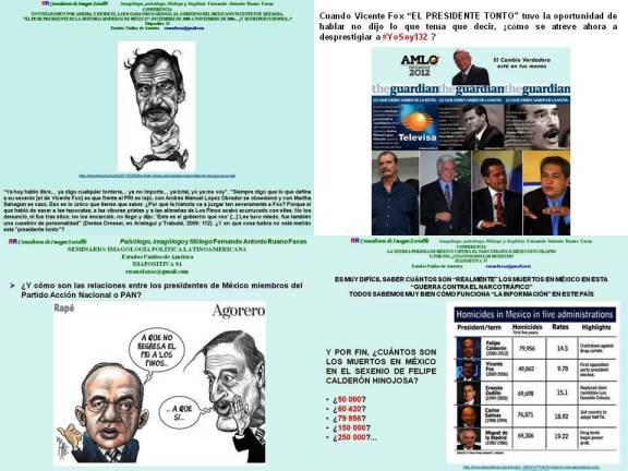 RUANO FAXAS. VICENTE FOX EL PRESIDENTE TONTO