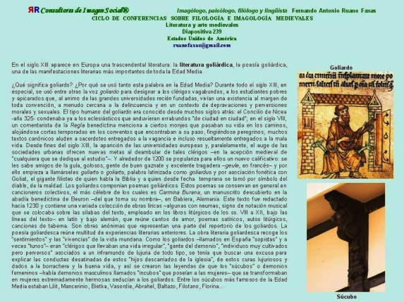 FERNANDO ANTONIO RUANO FAXAS. GOLIARDOS EN LA HISTORIA DEL ARTE Y LA LITERATURA. RELIGIÓN, RELIGIONES, CATOLICISMO, CRISTIANISMO, PEDERASTIA, PEDOFILIA, CORRUPCIÓN, MÉXICO