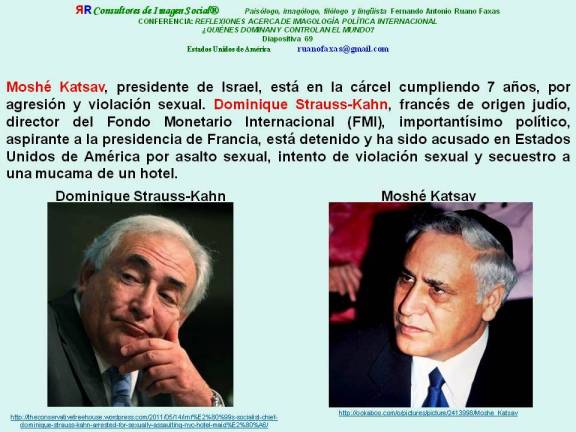 FERNANDO ANTONIO RUANO FAXAS. DOMINIQUE STRAUSS KAHN Y MOSHE KATSAV. LA FELICIDAD EN CONTEXTO SITUACIONAL