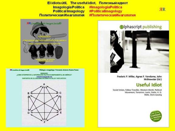 FERNANDO ANTONIO RUANO FAXAS. El idiota útil, The useful idiot, Полезный идиот. Imagología Política, Political Imagology, Политическая Имагология