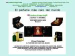 FERNANDO ANTONIO RUANO FAXAS. IMAGEN MASCULINA, OLFATO Y AROMAS, EL PERFUME MÁS CARO DEL MUNDO, CLIVE CHRISTIAN, 97