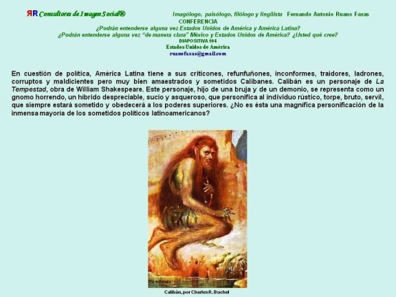 FERNANDO ANTONIO RUANO FAXAS. CALIBÁN. LAS RELACIONES ENTRE ESTADOS UNIDOS Y AMÉRICA LATINA, MÉXICO