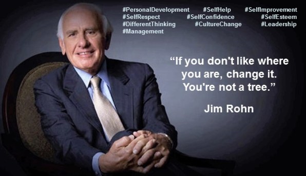 FERNANDO ANTONIO RUANO FAXAS. LEADERSHIP, MANAGEMENT. Jim Rohn. If you don't like where you are, change it. You're not a tree