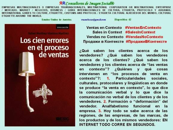FERNANDO ANTONIO RUANO FAXAS. PAULINA RENDÓN AGUILAR. VENTAS EN CONTEXTO, SALES IN CONTEXT, VENDAS NO CONTEXTO, ПРОДАЖИ В КОНТЕКСТЕ