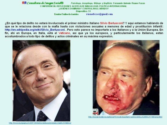 FERNANDO ANTONIO RUANO FAXAS. QUIÉN ES REALMENTE SILVIO BERLUSCONI