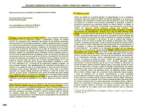 FERNANDO ANTONIO RUANO FAXAS Y PAULINA RENDÓN AGUILAR. Calidad, Quality, Qualidade, Качество (2)