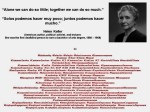 Helen Keller. Alone we can do so little; together we can do so much. Solos podemos hacer muy poco; juntos podemos hacer&nbsp;mucho.