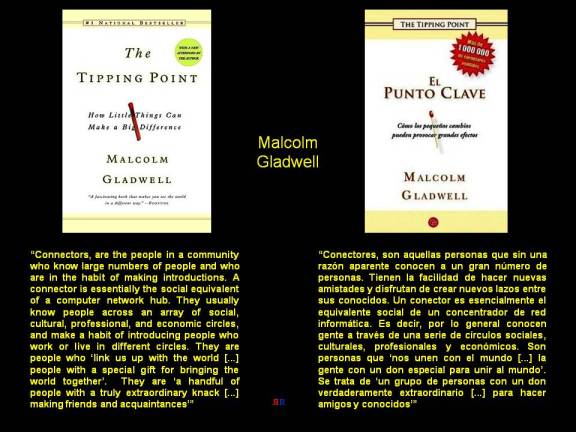 PAULINA RENDÓN AGUILAR. Malcolm Gladwell. The Tipping Point, El Punto Clave. CONNECTOR, CONNECTORS. CONECTOR, CONECTORES