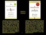 PAULINA RENDÓN AGUILAR. Malcolm Gladwell. The Tipping Point, El Punto Clave. CONNECTOR, CONNECTORS. CONECTOR,&nbsp;CONECTORES