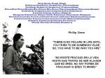 Paulina Rendón Aguilar. PHILLIP DEERE. THERE IS NO FAILURE IN LIFE UNTIL YOU TRIED TO BE SOMEBODY ELSE. SO, YOU HAVE TO BE WHO YOU&nbsp;ARE