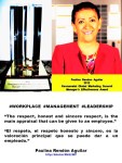 PAULINA RENDON AGUILAR. The respect, honest and sincere respect, is the main appraisal that can be given to an employee. WORKPLACE, MANAGEMENT, LEADERSHIP,&nbsp;KENNAMETAL
