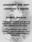 RUANO FAXAS. Nietzsche. And those who were seen dancing were thought to be insane by those who could not hear the music. Y aquéllos que eran vistos bailando, eran considerados locos por quienes no podían escuchar la&nbsp;música