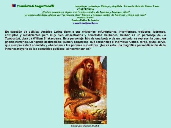 FERNANDO ANTONIO RUANO FAXAS. CALIBÁN. LAS RELACIONES ENTRE ESTADOS UNIDOS Y AMÉRICA LATINA, MÉXICO