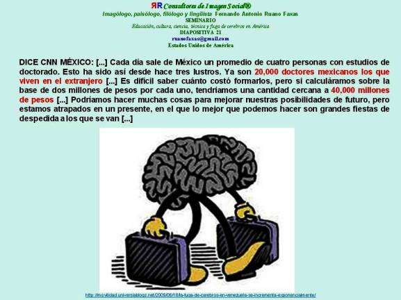 FERNANDO ANTONIO RUANO FAXAS. FUGA DE CEREBROS EN MÉXICO. REFORMA MIGRATORIA, IMMIGRATION REFORM, ИММИГРАЦИОННАЯ РЕФОРМА, REFORMA DA IMIGRAÇÃO