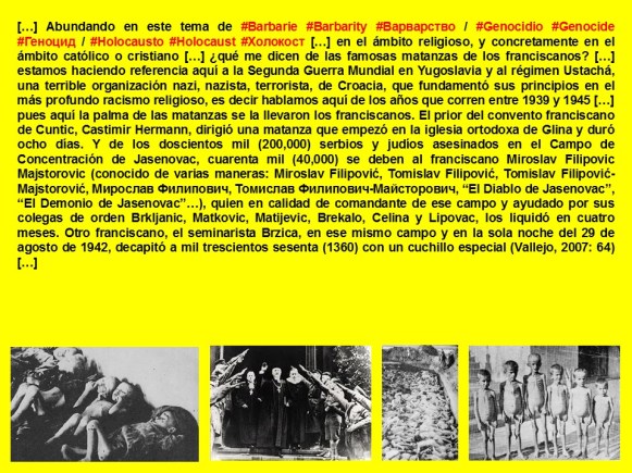 FERNANDO ANTONIO RUANO FAXAS. IMAGOLOGIA. Barbarie, Barbarity, Варварство. Genocidio, Genocide, Геноцид. Holocausto, Holocaust, Холокост