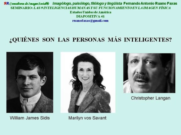 FERNANDO ANTONIO RUANO FAXAS. INTELIGENCIA, INTELLIGENCE, ИНТЕЛЛЕКТ