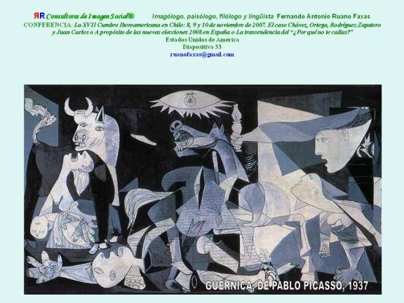 FERNANDO ANTONIO RUANO FAXAS. LOS FALSOS CRISTIANOS O FALSOS CATÓLICOS. ESPAÑA, PABLO PICASSO, GUERNICA. A ESPAÑA LA HAN DESTRUIDO LOS ESPAÑOLES DE ADENTRO
