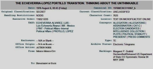 FERNANDO ANTONIO RUANO FAXAS. LUIS ECHEVERRIA PRESIDENTE DE MÉXICO PLANEABA MATAR A JOSÉ LÓPEZ PORTILLO. TRAICIONES, ENDOFAGIA Y ENDOCANIBALISMO EN MÉXICO Y ENTRE LOS MEXICANOS.
