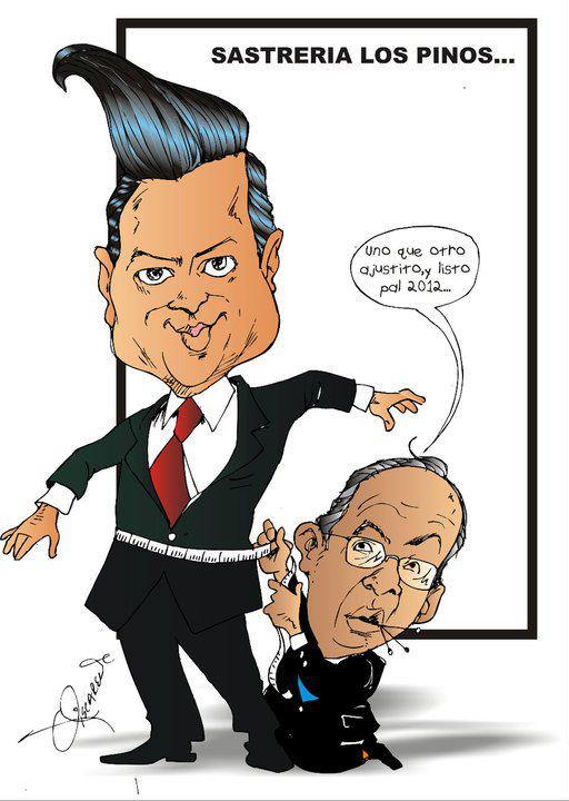 ENRIQUE PEÑA NIETO Y FELIPE CALDERÓN HINOJOSA, TAL PARA CUAL. MÉXICO Y SU TRISTE HISTORIA, DEL PRI AL PAN Y DEL PAN A PRI. NI MODO...