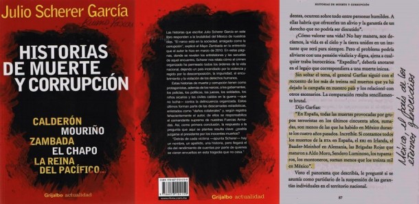 FERNANDO ANTONIO RUANO FAXAS. IMAGOLOGÍA, PAISOLOGÍA. JULIO SCHERER GARCÍA. HISTORIAS DE MUERTE Y CORRUPCIÓN. ELECCIONES. MÉXICO, MEXICANOS, PAÍS DE MENTIRAS Y MENTIROSOS