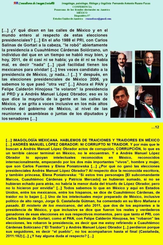 FERNANDO ANTONIO RUANO FAXAS, IMAGOLOGÍA, POLÍTICA, ELECCIONES, FRAUDE ELECTORAL, MEXICANIZACIÓN, MEXICO, CORRUPCIÓN, IMPUNIDAD, DERECHOS HUMANOS, MUERTOS, DESPARECIDOS, AYOTZINAPA
