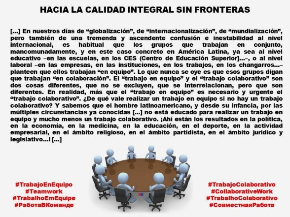 FERNANDO ANTONIO RUANO FAXAS. IMAGOLOGÍA. Trabajo en Equipo, Teamwork. Trabajo Colaborativo, Collaborative Work
