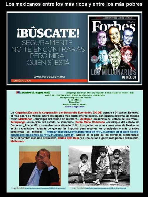 FERNANDO ANTONIO RUANO FAXAS. LOS MEXICANOS, ENTRE LOS MÁS RICOS Y ENTRE LOS MÁS POBRES. FORBES MÉXICO. BÚSCATE, SEGURAMENTE NO TE ENCONTRARÁS, PERO MIRA QUIÉN SÍ ESTÁ.