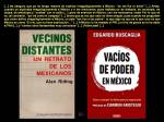 FERNANDO ANTONIO RUANO FAXAS. VECINOS DISTANTES, UN RETRATO DE LOS MEXICANOS, ALAN RIDING. VACÍOS DE PODER EN MÉXICO, EDGARDO&nbsp;BUSCAGLIA