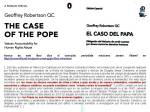 FERNANDO ANTONIO RUANO FAXAS. Geoffrey Robertson QC. The Case of the Pope, Vatican Accountability for human Rights Abuse. El caso del Papa, obligacion del Vaticano de rendir cuentas por abusos contra los derechos humanos.