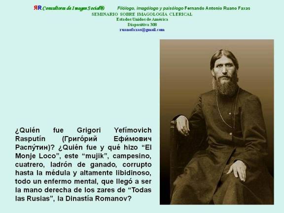 FERNANDO ANTONIO RUANO FAXAS. Grigori Rasputín, Grigori Rasputin, Григорий Распутин