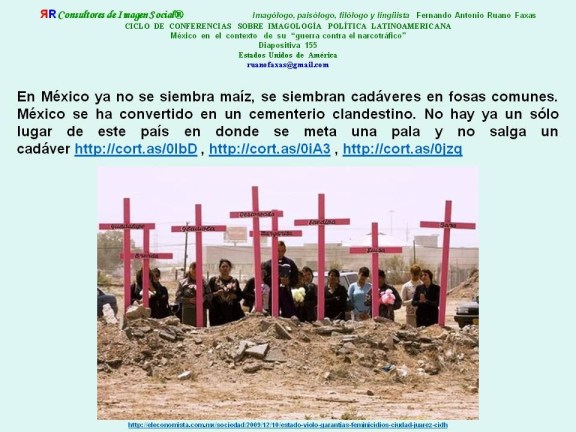 RUANO FAXAS. MÉXICO, CEMENTERIO CLANDESTINO, FOSA COMÚN