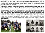 COLOMBIA, EL PAÍS CON MÁS VÍCTIMAS POR MINAS ANTIPERSONA, MINAS TERRESTRES (ANTI-PERSONNEL MINE, LAND MINE, ПРОТИВОПЕХОТНАЯ МИНА, НАЗЕМНАЯ&nbsp;МИНА).