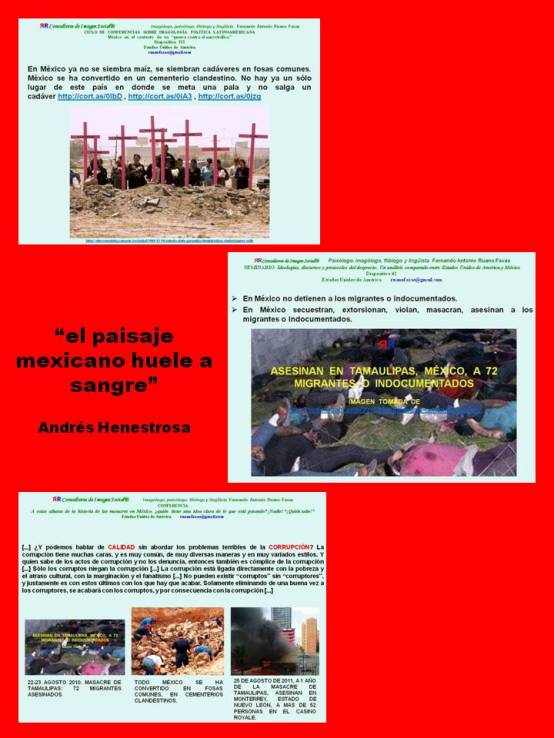 RUANO FAXAS. EL PAISAJE MEXICANO HUELE A SANGRE. LOS MUERTOS EN MÉXICO