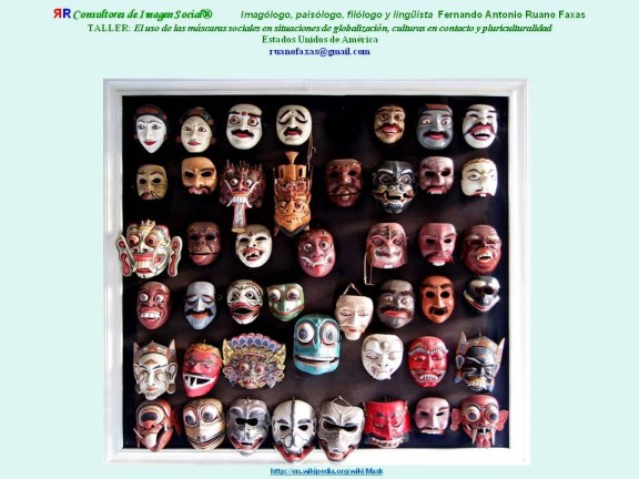 RUANO FAXAS. MÁSCARAS SOCIALES