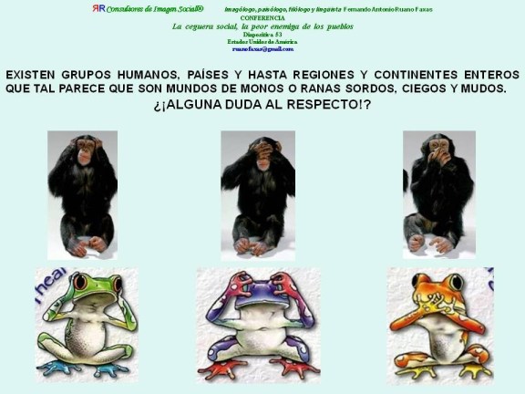 RUANO FAXAS. MONOS Y RANAS