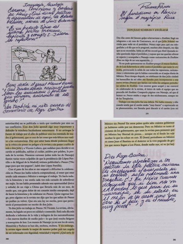 FERNANDO ANTONIO RUANO FAXAS, IMAGOLOGÍA, PAISOLOGÍA, MÉXICO, PERIODISMO, PERIODISTAS, RIUS, SCHERER, BARTRA, GAMIO, CENSURA, EXCELSIOR, PROCESO