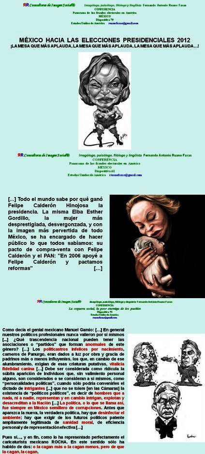 FERNANDO ANTONIO RUANO FAXAS. EL FRAUDE DE LA EDUCACIÓN EN MÉXICO. LA EDUCACIÓN EN MÉXICO ESTÁ CONTROLADA POR LA DELINCUENTE Y CORRUPTA ELBA ESTHER GORDILLO