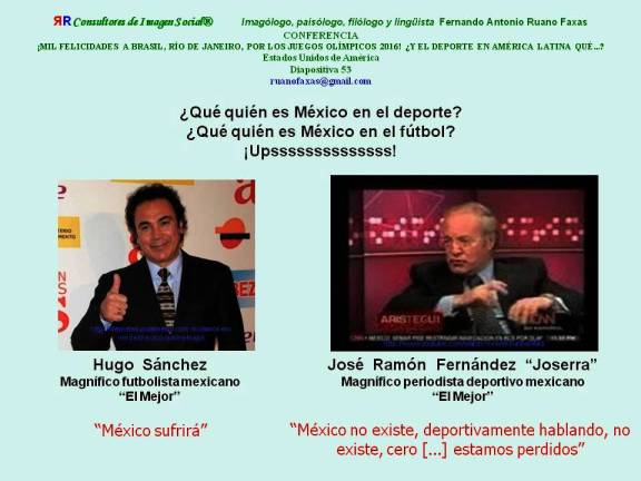 FERNANDO ANTONIO RUANO FAXAS. MÉXICO, DEPORTES, FÚTBOL. HUGO  SÁNCHEZ, México sufrirá. JOSÉ  RAMÓN  FERNÁNDEZ JOSERRA, México no existe, deportivamente hablando, no existe, cero, estamos perdidos.
