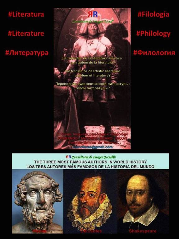 FERNANDO ANTONIO RUANO FAXAS. Literatura, Literature, Литература, Filología, Philology, Филология, Imagología, Imagology, Имагология