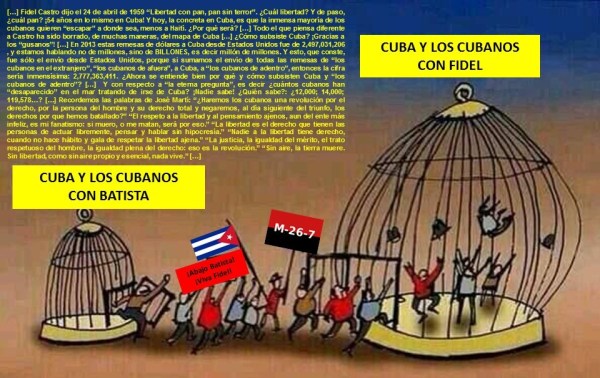 CUBA Y LOS CUBANOS CON Fulgencio Batista. CUBA Y LOS CUBANOS CON Fidel Castro. Dictadura, DICTADURAS, Dictador, DICTADORES, DERECHOS HUMANOS, LIBERTAD