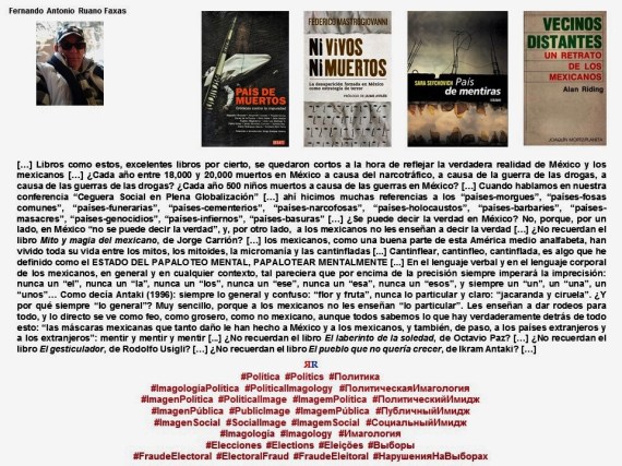 FERNANDO ANTONIO RUANO FAXAS. Imagología, Imagology, Имагология. México, Méjico, Mexiko, Mexique, Мексика