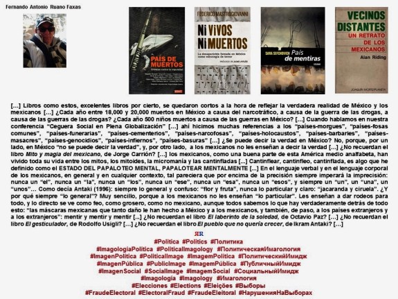 FERNANDO ANTONIO RUANO FAXAS. Imagología, Imagology, Имагология. México, Méjico, Mexiko, Mexique, Мексика