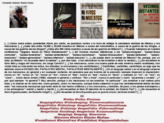 FERNANDO ANTONIO RUANO FAXAS. Imagología, Imagology, Имагология. México, Méjico, Mexiko, Mexique, Мексика