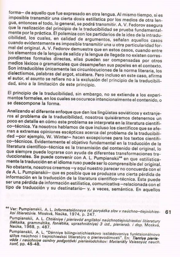 Fernando Antonio Ruano Faxas.TRADUCCIÓN DE LITERATURA CIENTÍFICA Y TÉCNICA.TRANSLATION,TRADUÇÃO,ПЕРЕВОД.Lingüística,Filología,Imagología. 19