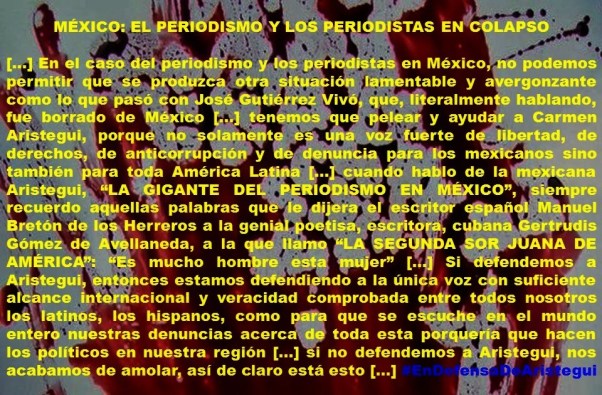 FERNANDO ANTONIO RUANO FAXAS. IMAGOLOGÍA. MÉXICO, EL PERIODISMO Y LOS PERIODISTAS EN COLAPSO. CARMEN ARISTEGUI, JOSÉ GUTIÉRREZ VIVÓ, PERIODISMO, PERIODISTAS, CORRUPCIÓN, IMPUNIDAD, CENSURA, MEXICANIZACIÓN, AYOTZINAPA