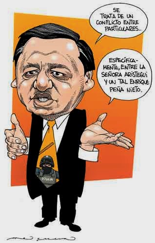 HELGUERA. CASO ARISTEGUI, ENTRE CARMEN Y PEÑA NIETO Y ANGELICA RIVERA LA GAVIOTA, APARTE DE MVS