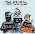 MATAR EN NOMBRE DE DIOS ES HACER DE DIOS UN ASESINO, José Saramago. RELIGIÓN, RELIGIONES, FUNDAMENTALISMO, EXTREMISMO, YIHAD, CHARLIE&nbsp;HEBDO