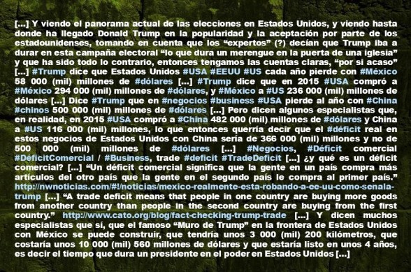 FERNANDO ANTONIO RUANO FAXAS. Imagología, Paisología, Política, Elecciones, México, Estados Unidos, Frontera, Trump, Muro, Wall, Election, Elections, GOP