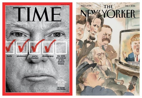 TIME, THE NEW YORKER, TRUMP
