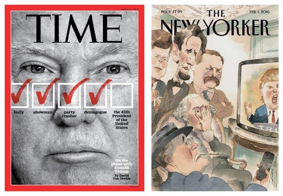TIME, THE NEW YORKER, TRUMP